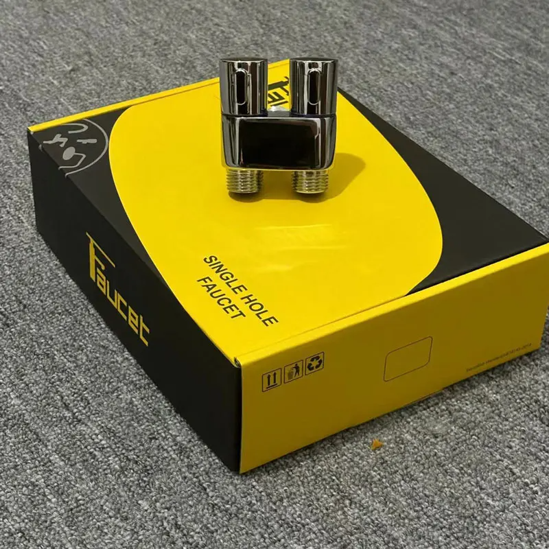 1 Set Premium All-copper Dual-control Angle Valve - Versatile One-in-Two-Out Design High-Pressure Toilet